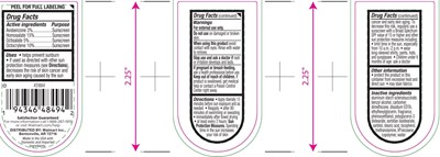 Label (Equate Sport 50spf 1.5oz Back Wal 50l1z 31 View)